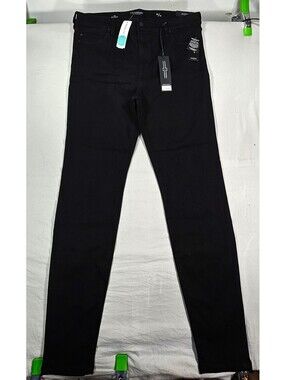 Liverpool Abby Skinny Jeans Womens 33/16 Black Rinse Stretch NWT